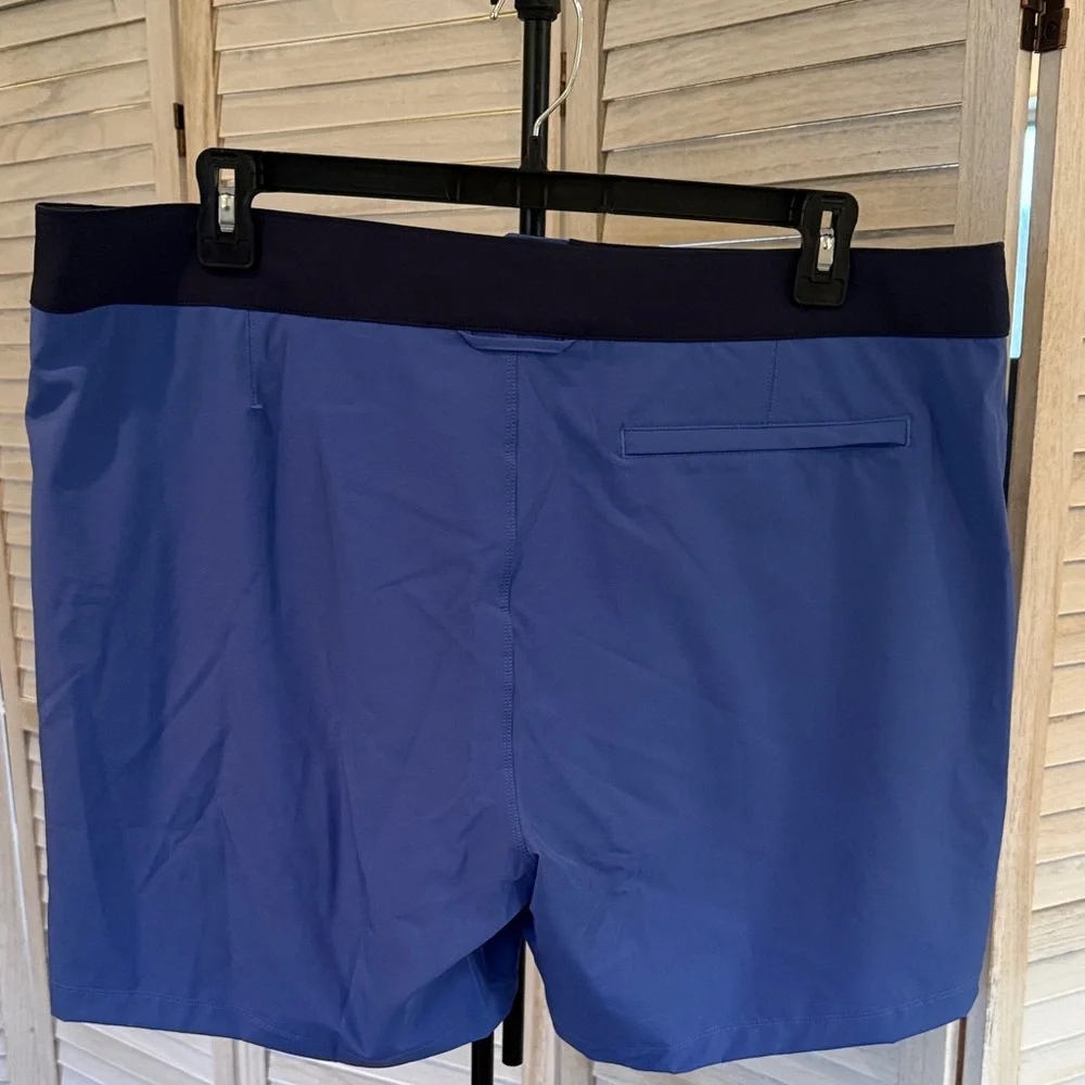RHONE Navy and Black Board Shorts